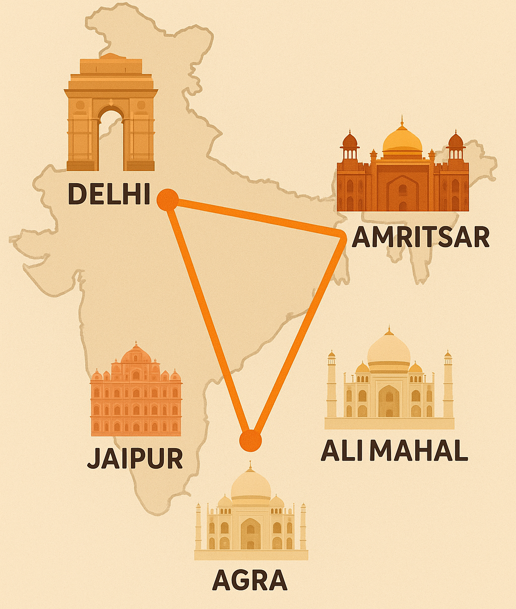 Golden-Triangle-Tour
